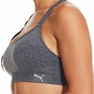 Puma Gray Seamless Sports Bra sz XXL